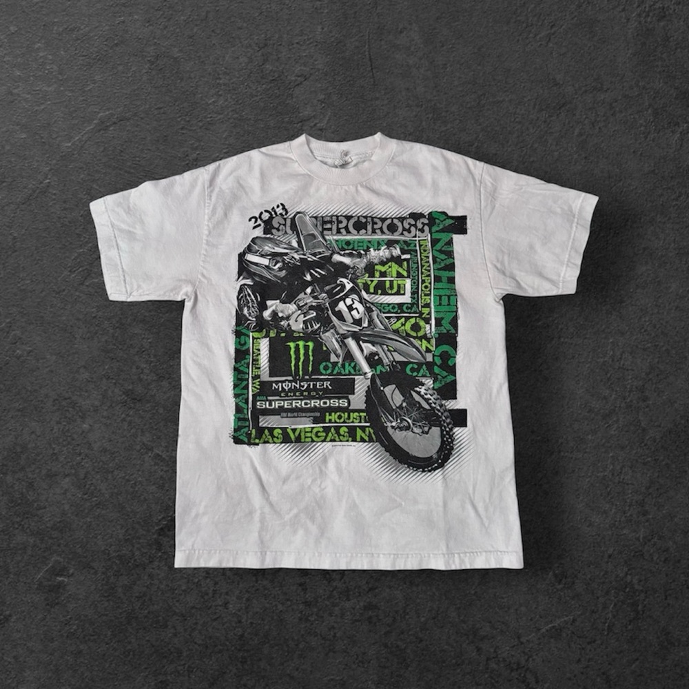 Motocross Racing Monster T Shirt AMA Supercross FIM Championship